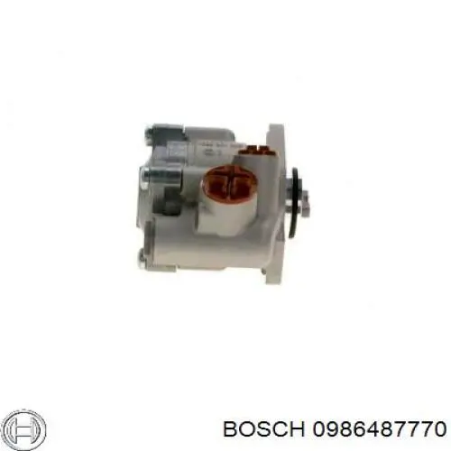 Купить 0986487770 Bosch Задние барабанные тормозные колодки