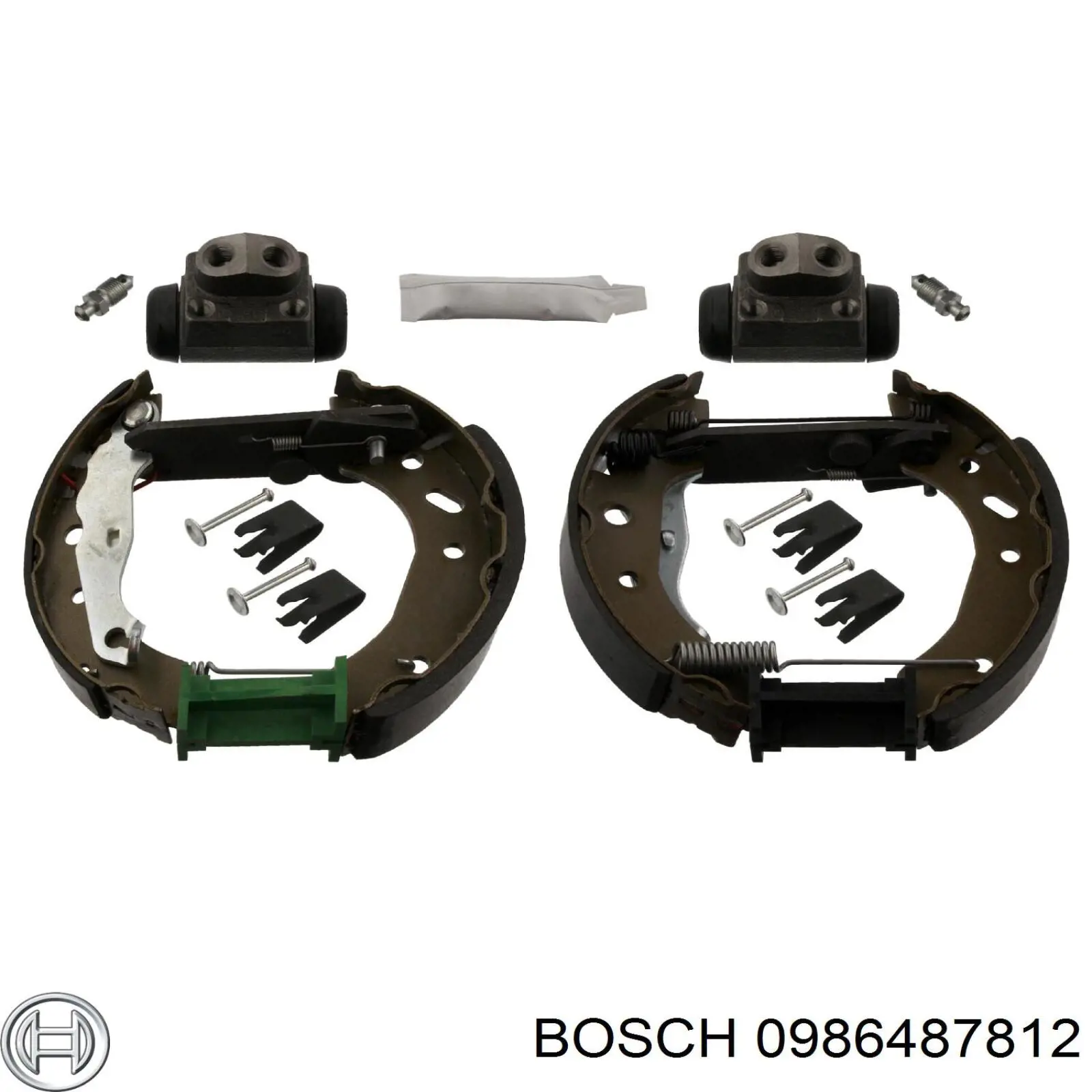 0.986487812 Bosch колодки тормозные задние барабанные