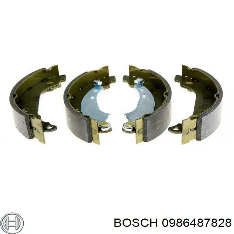 Задние барабанные колодки 0986487828 Bosch