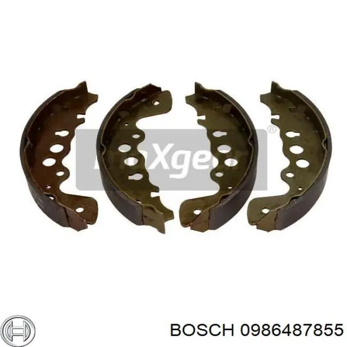 Задние барабанные колодки 0986487855 Bosch