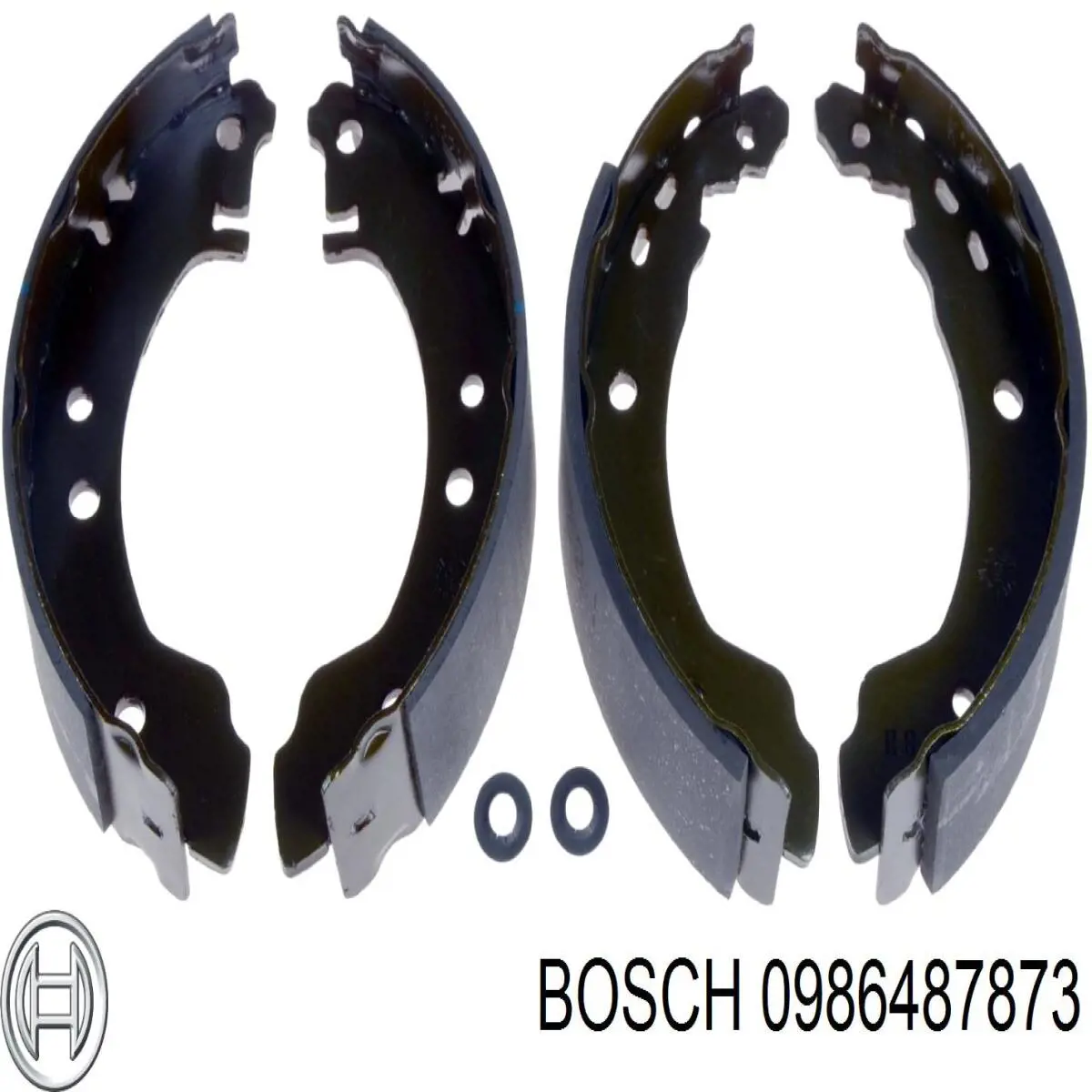 Задние барабанные колодки 0986487873 Bosch