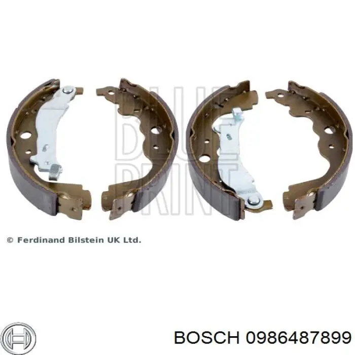 Барабанные колодки Bosch 0986487899