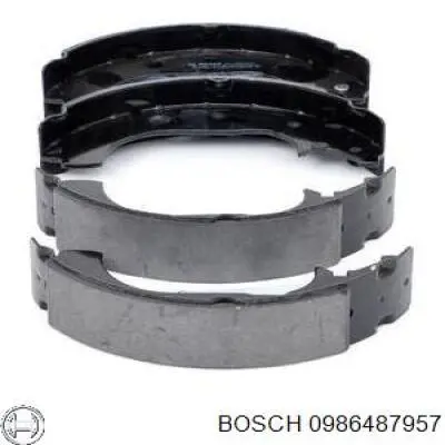 Колодки ручника 0986487957 Bosch