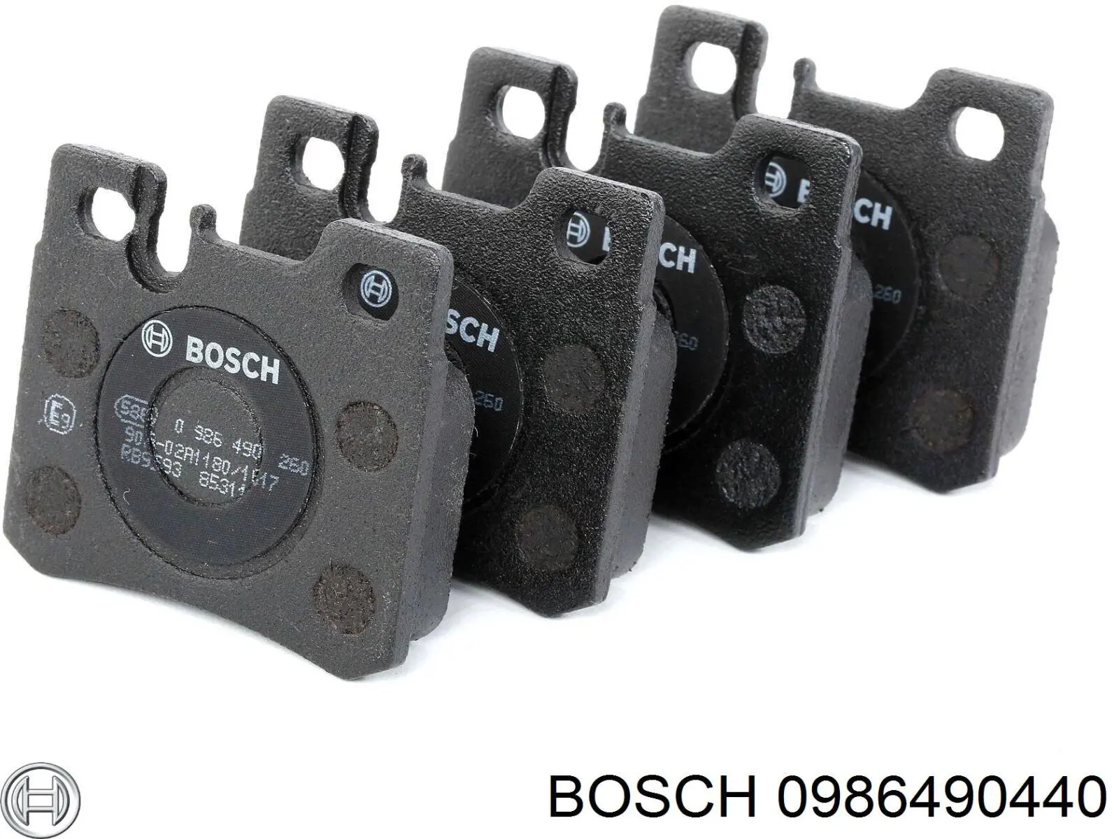 Передние тормозные колодки 0986490440 Bosch
