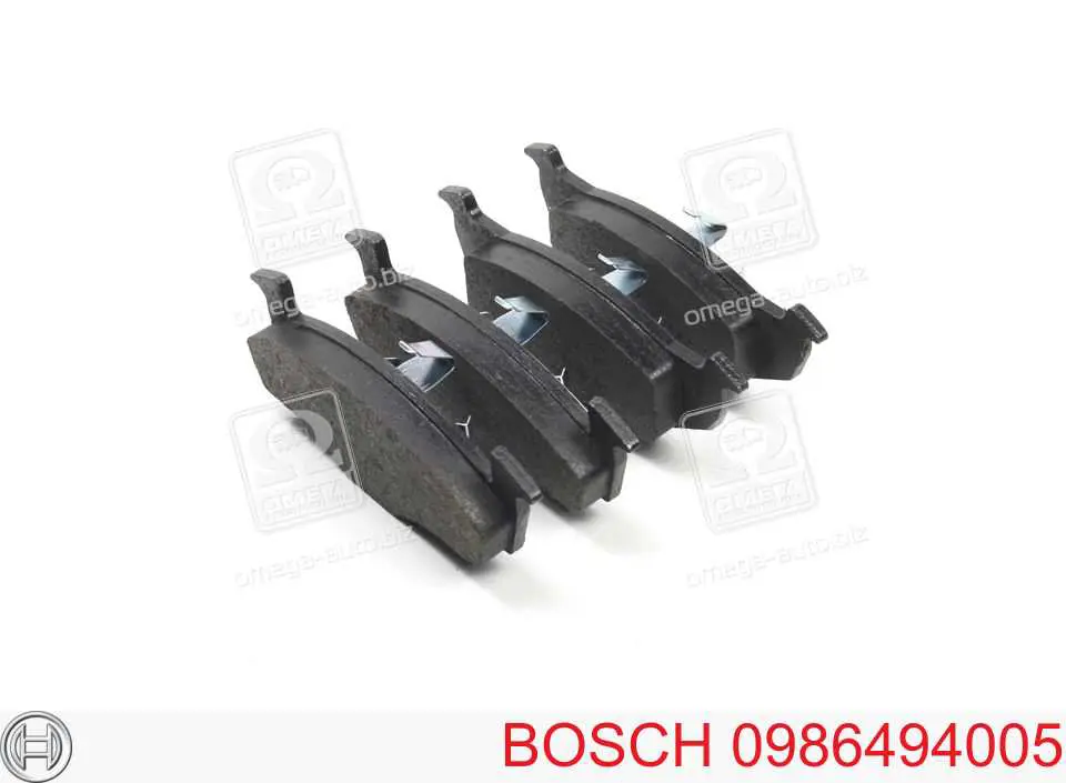 Передние тормозные колодки 0986494005 Bosch