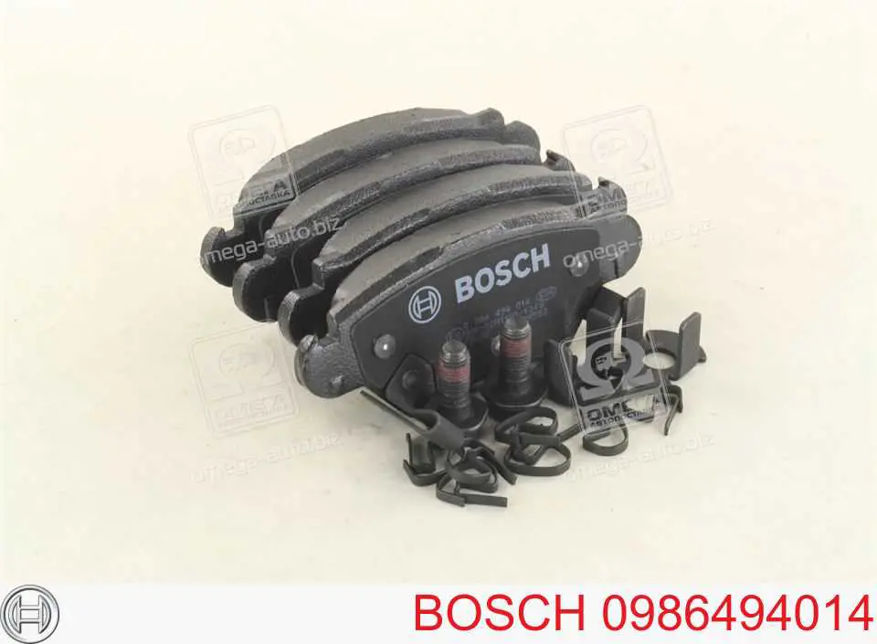 0986494014 Bosch задние тормозные колодки