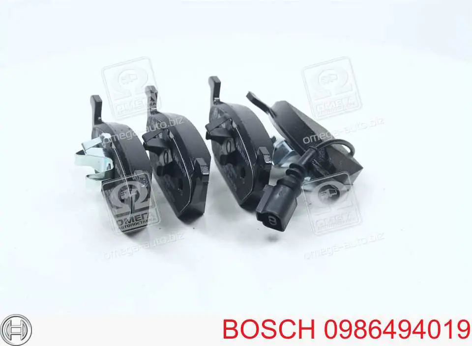 0986494019 Bosch передние тормозные колодки