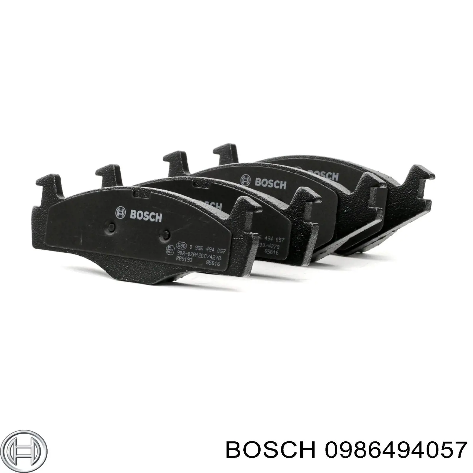 0 986 494 057 Bosch колодки тормозные передние дисковые