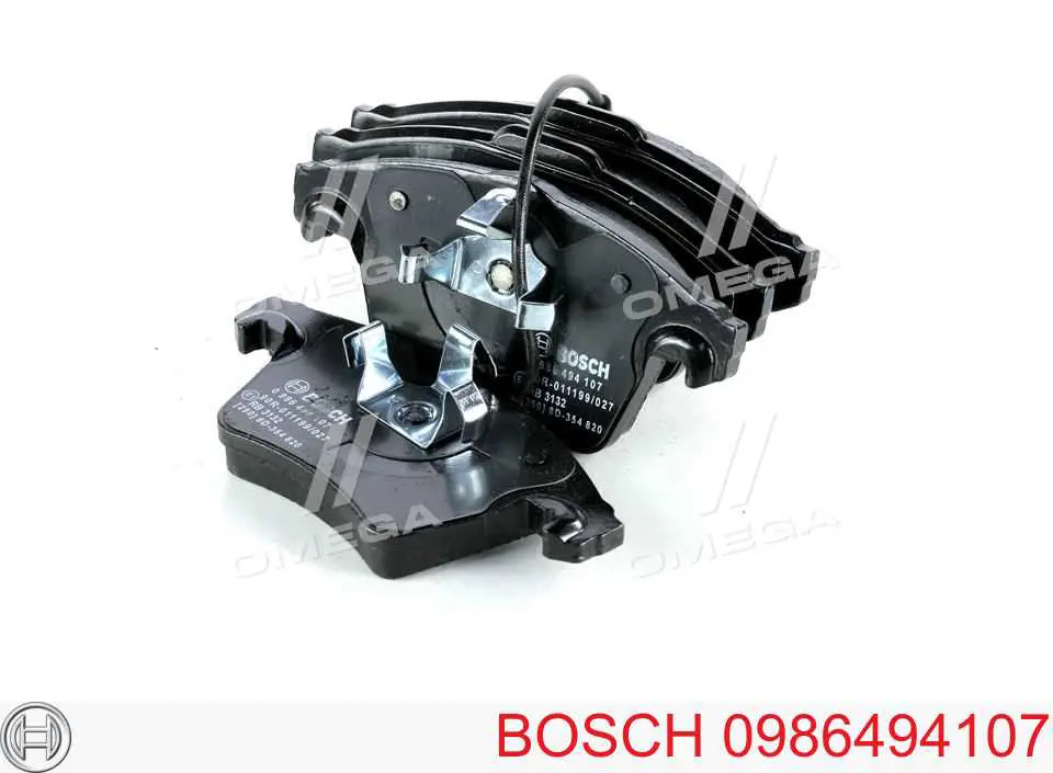 0986494107 Bosch передние тормозные колодки