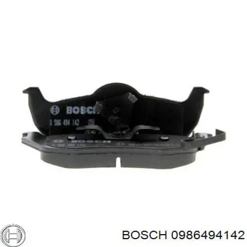 Колодки тормозные задние дисковые Bosch 0986494142