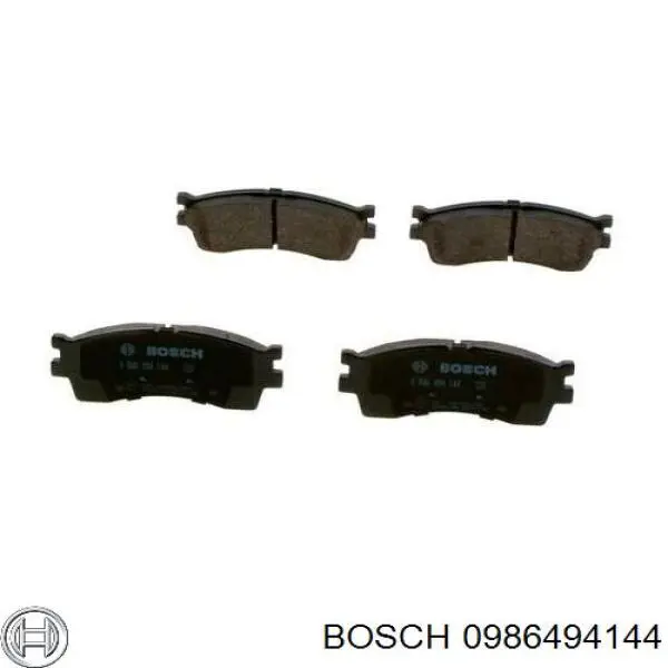 0 986 494 144 Bosch колодки тормозные передние дисковые