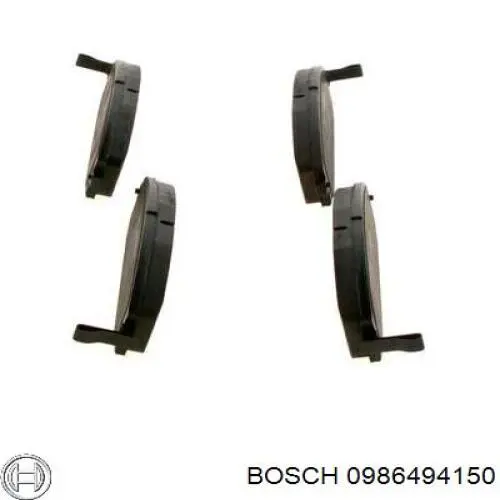 Тормозные колодки Bosch 0986494150