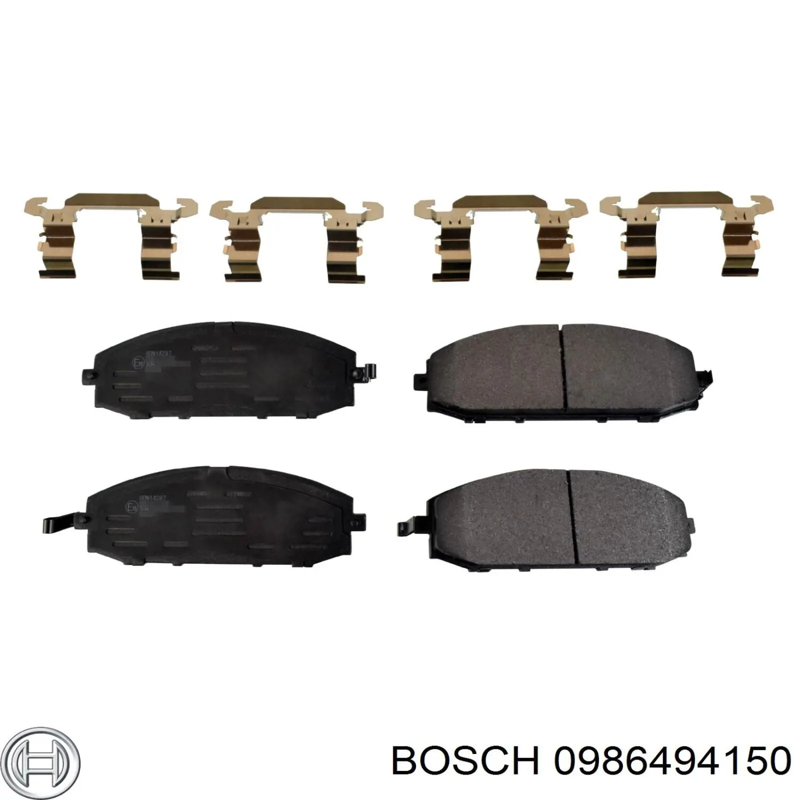 0986494150 Bosch Колодки передние