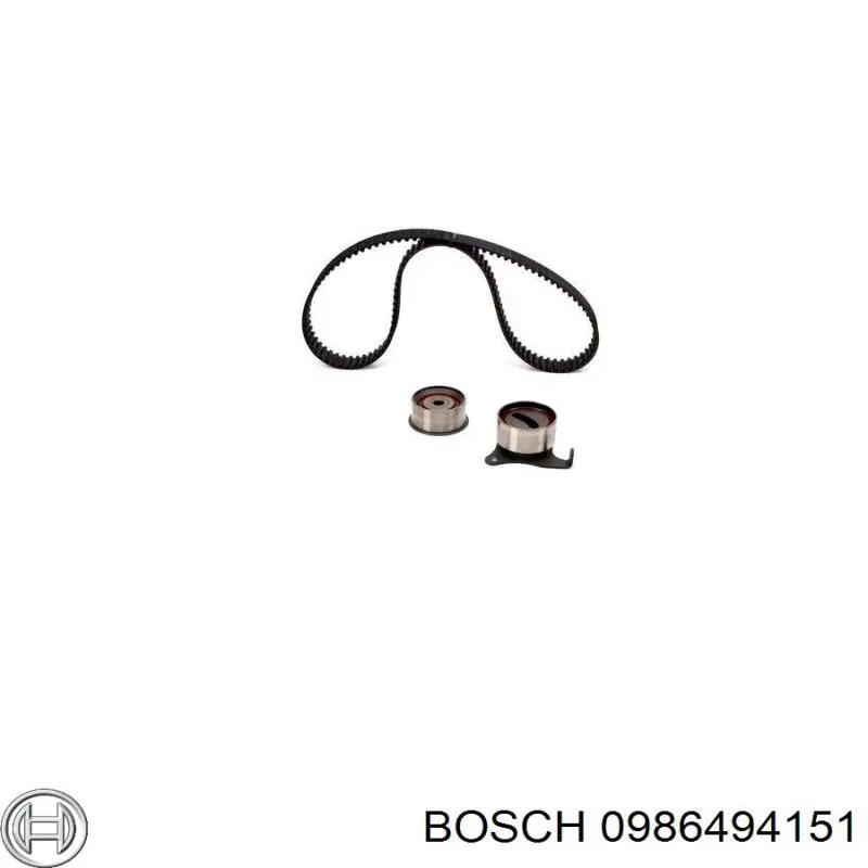 Колодки гальмівні передні, дискові 0986494151 Bosch