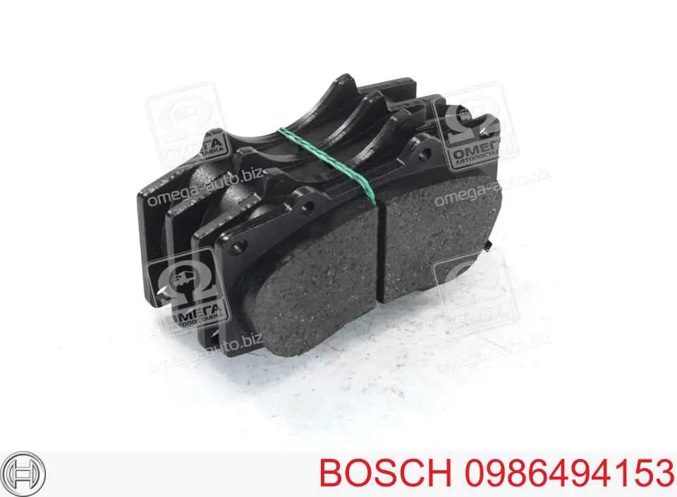 Передние тормозные колодки 0986494153 Bosch