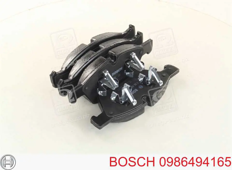 Колодки тормозные передние дисковые Bosch 0986494165