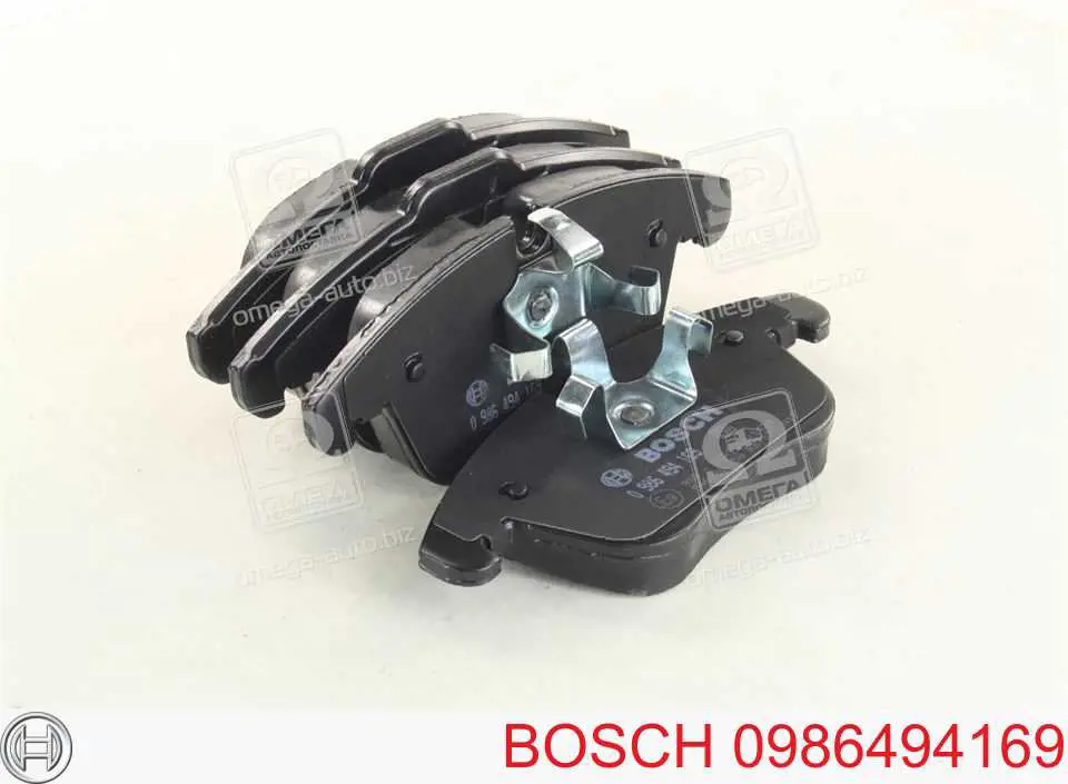 0986494169 Bosch колодки тормозные передние дисковые