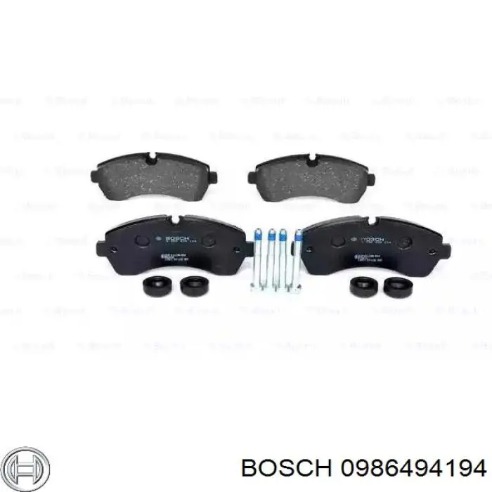 Передние тормозные колодки 0986494194 Bosch