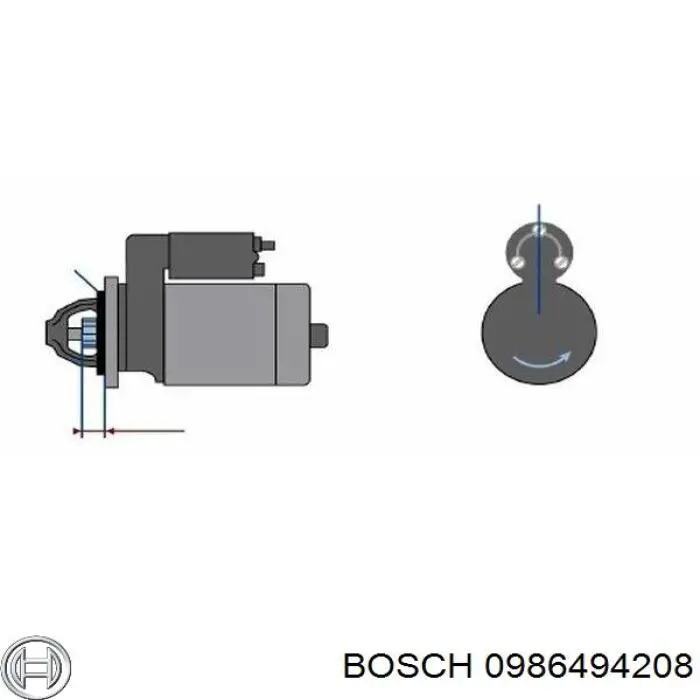 Pastillas de freno delanteras 0986494208 Bosch