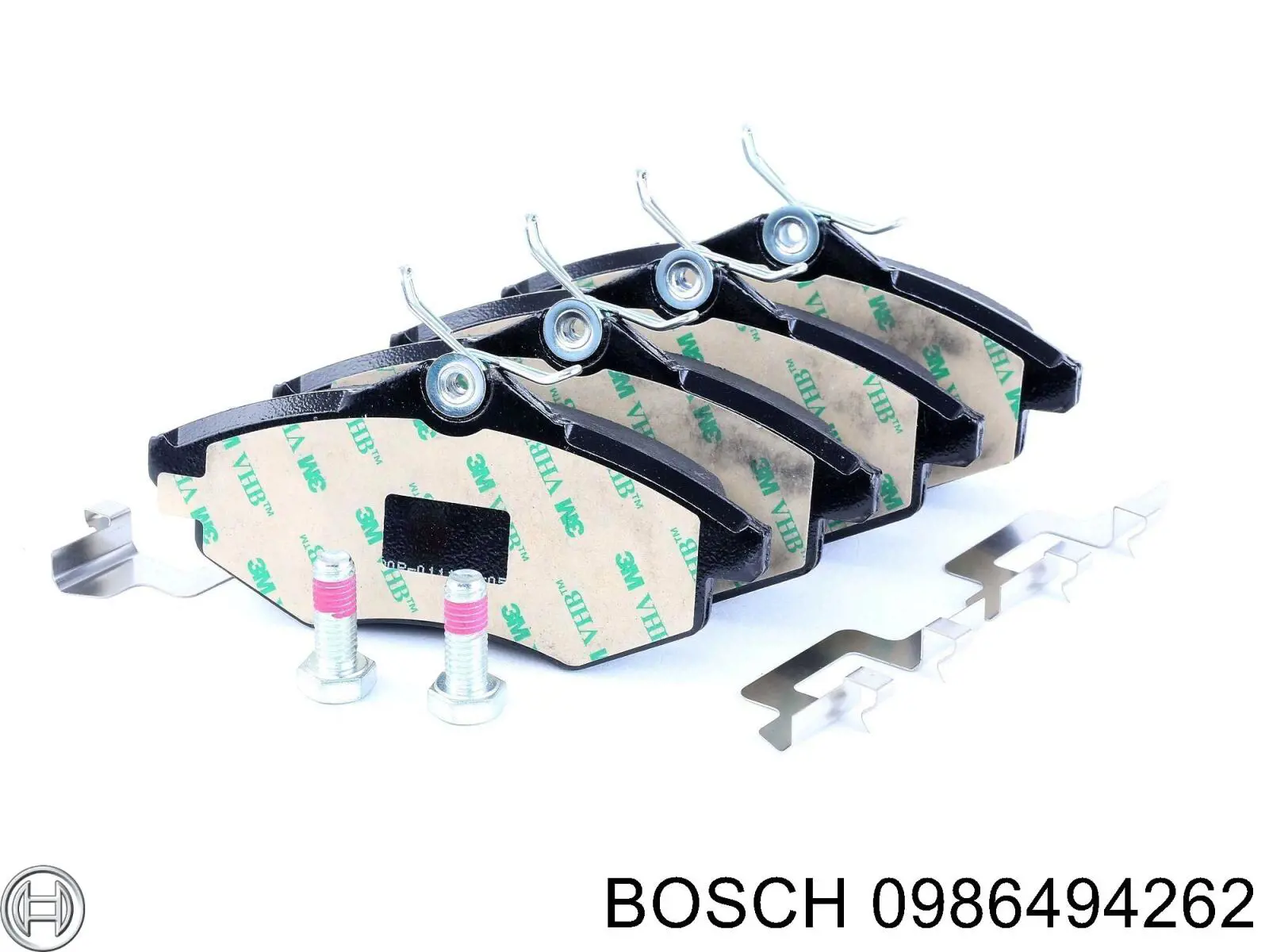 Передние тормозные колодки 0986494262 Bosch