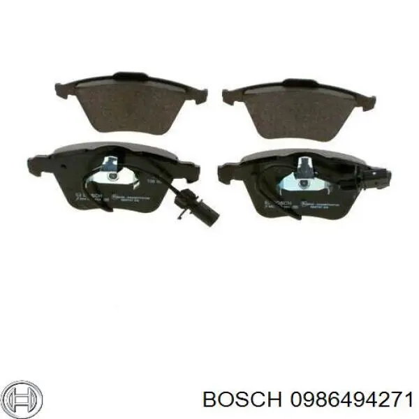 Колодки Bosch 0986494271 цена, от 47.10 USD