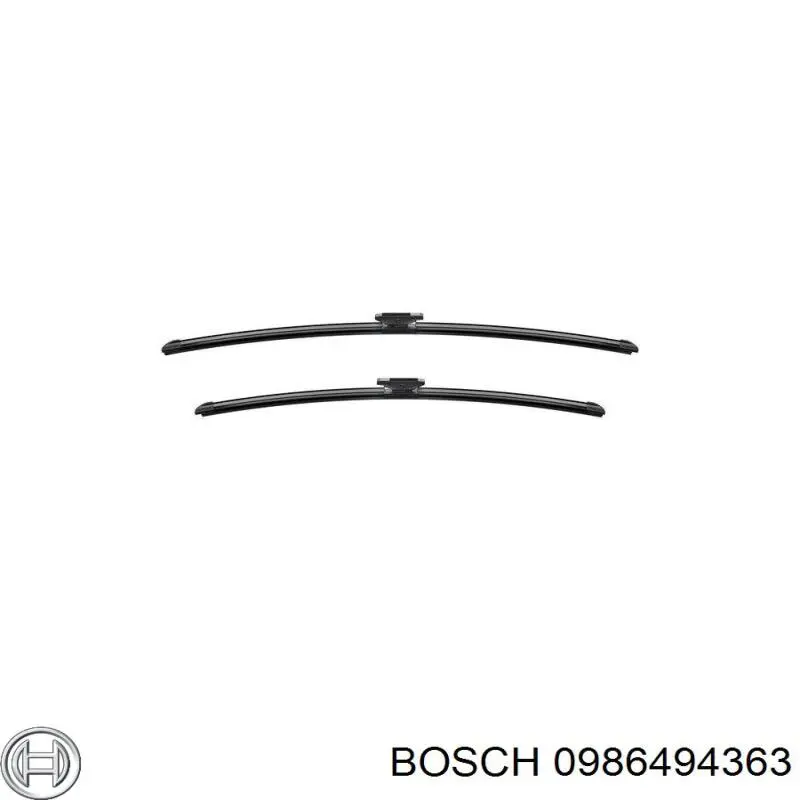 0986494363 Bosch колодки тормозные передние дисковые