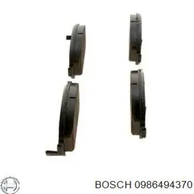 Передние тормозные колодки 0986494370 Bosch