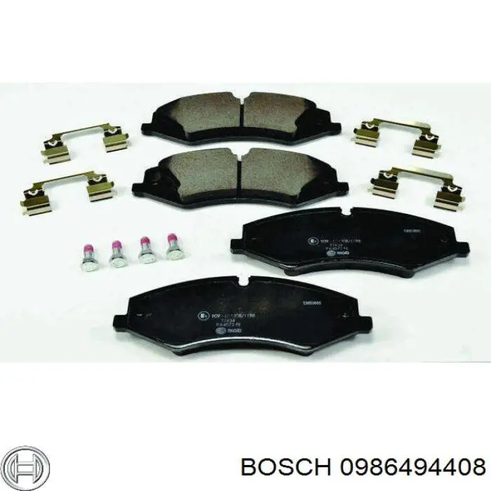 0986494408 Bosch Колодки передние