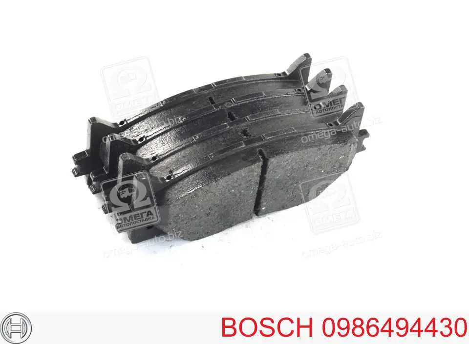 Передние тормозные колодки 0986494430 Bosch