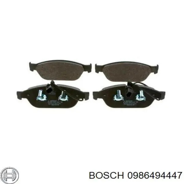 Колодки Bosch 0986494447 цена, от 118.11 USD