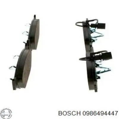 Купить 0986494447 Bosch Колодки тормозные