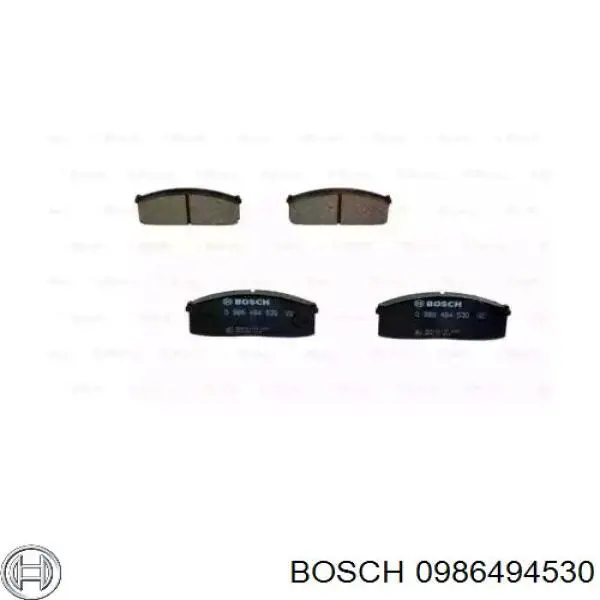Колодки Bosch 0986494530 цена, от 17.42 USD