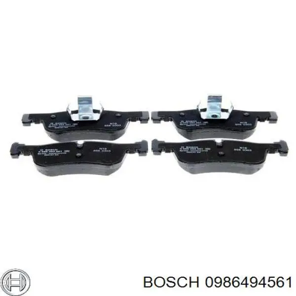 Передние тормозные колодки 0986494561 Bosch