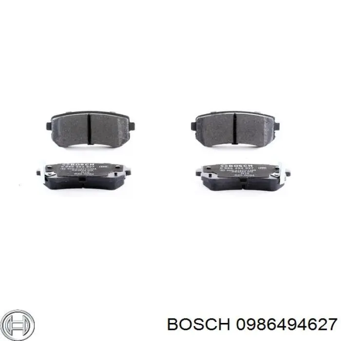 Колодки гальмові задні, дискові 0986494627 Bosch