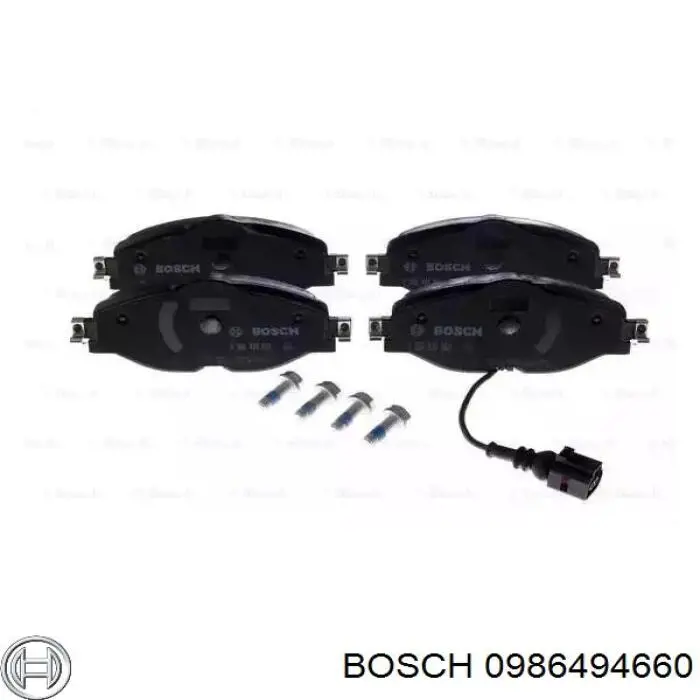 0986494660 Bosch передние тормозные колодки