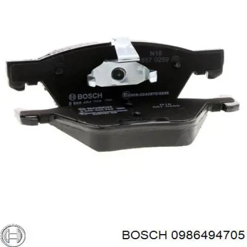 Колодки Bosch 0986494705 цена, от 72.68 USD