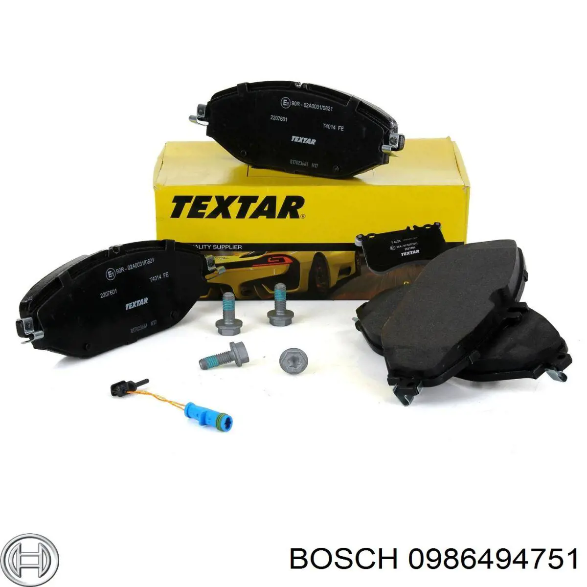 Тормозные колодки Bosch 0986494751