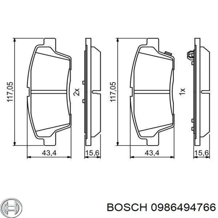 58302B1A30 Hyundai/Kia Колодки тормозные дисковые комплект