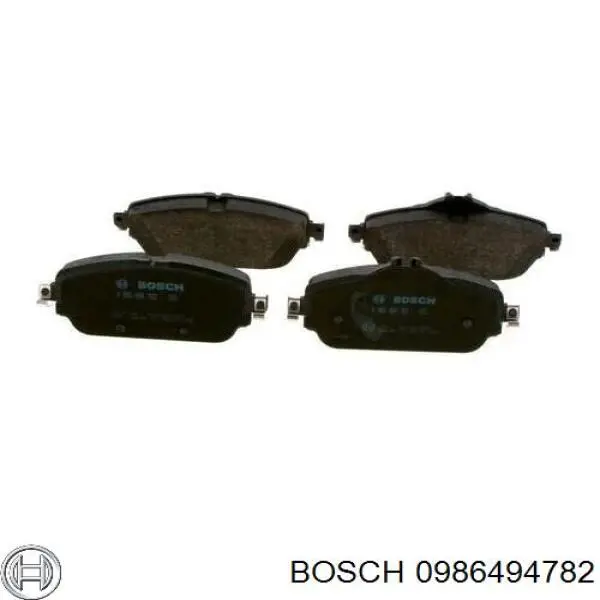 Передние тормозные колодки 0986494782 Bosch