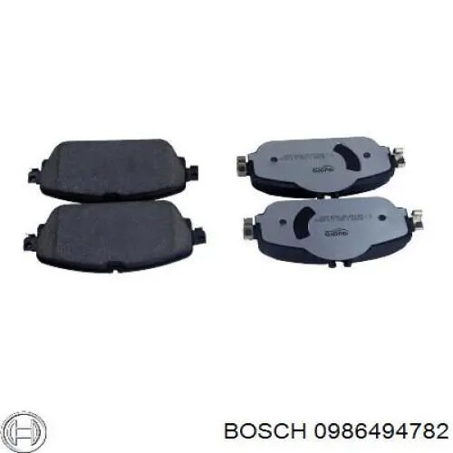 0986494782 Bosch Колодки передние