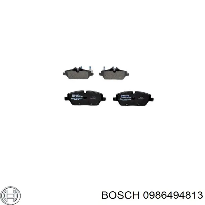 Pastillas de freno delanteras 0986494813 Bosch