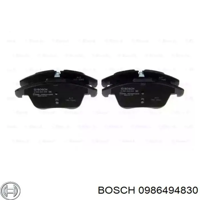 0986494830 Bosch sapatas do freio dianteiras de disco