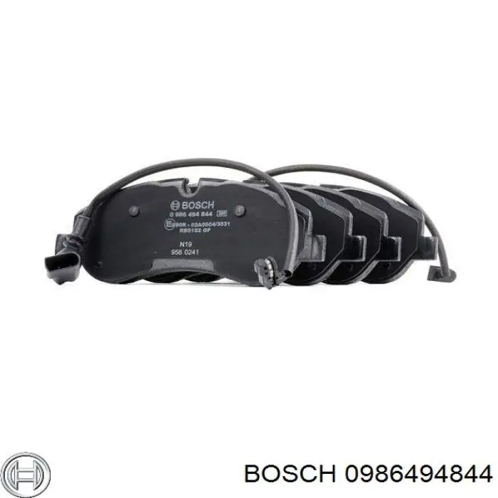 Pastillas de freno delanteras 0986494844 Bosch
