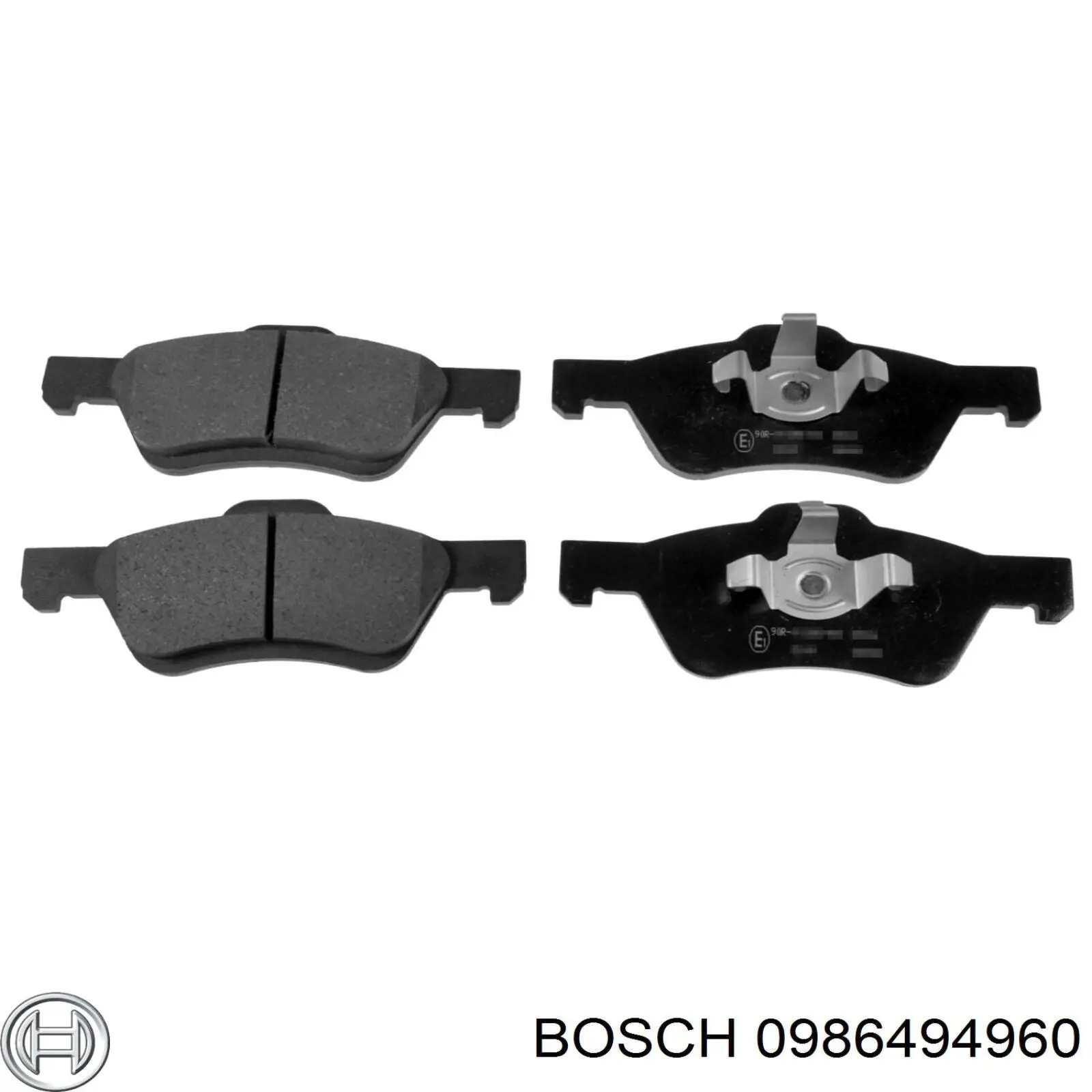 Передние тормозные колодки 0986494960 Bosch