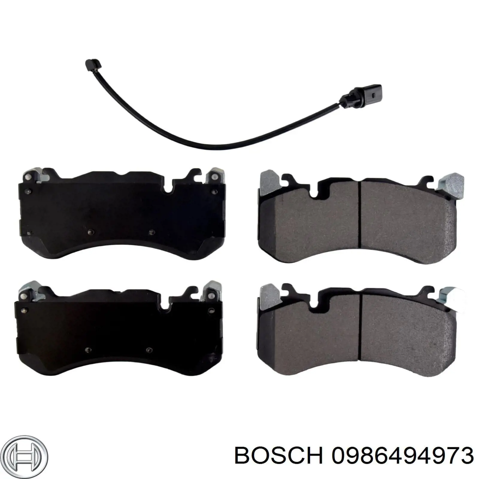 Передние тормозные колодки 0986494973 Bosch