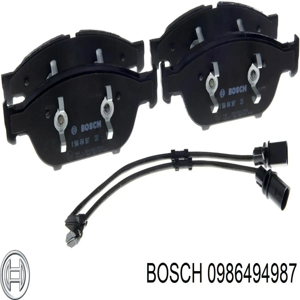 0 986 494 987 Bosch sapatas do freio dianteiras de disco