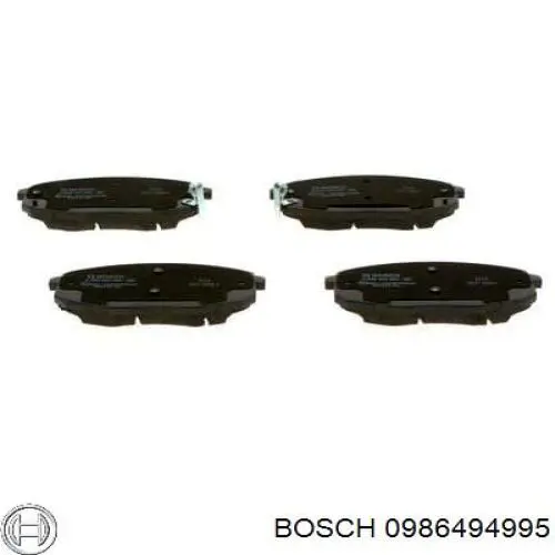 Колодки Bosch 0986494995 цена, от 19.75 USD