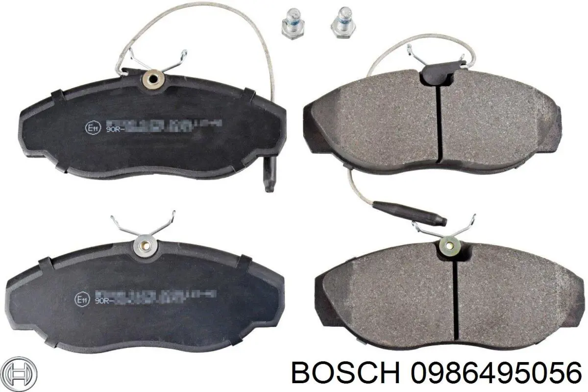 Передние тормозные колодки 0986495056 Bosch