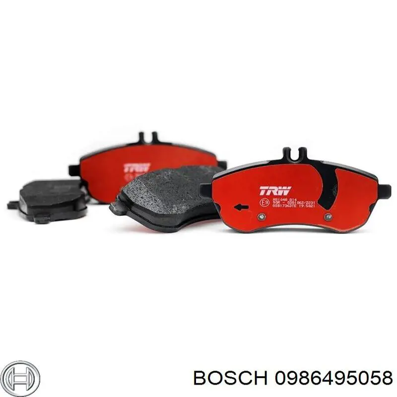 0986495058 Bosch Колодки передние