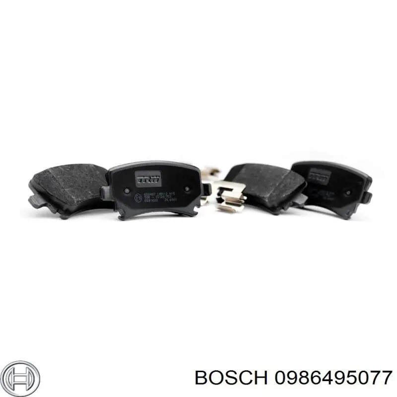 0986495077 Bosch Колодки передние